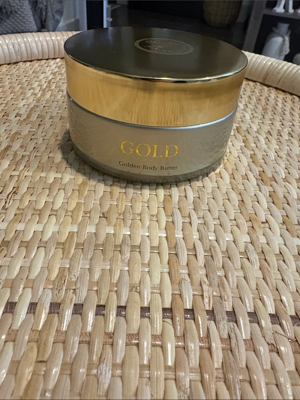 adidas Gold and Silver Decorative Jar